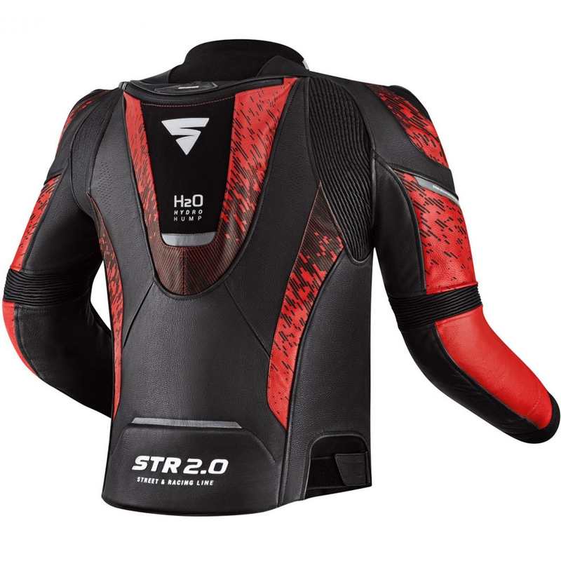 Shima STR 2.0 Motorradjacke schwarz-rot