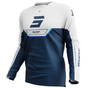 Shot Devo Daytona Motocross-Trikot blau