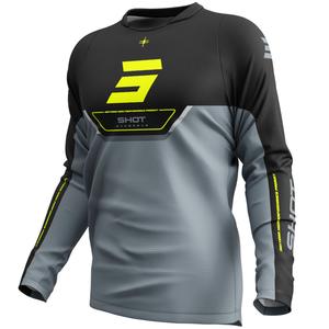 Motocross-Trikot Shot Devo Daytona fluo gelb