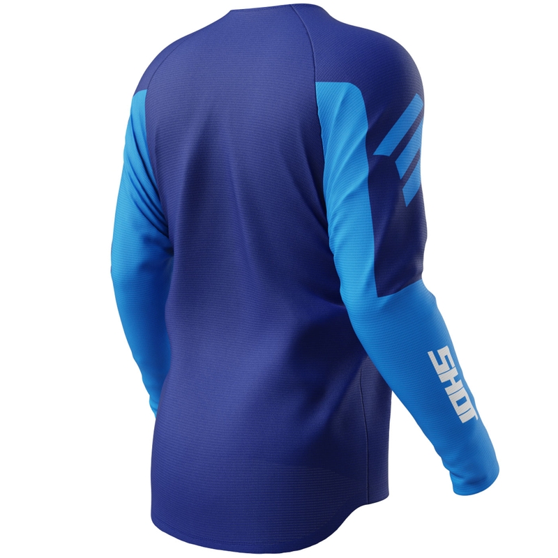 Motocross Trikot Shot Draw Private blau