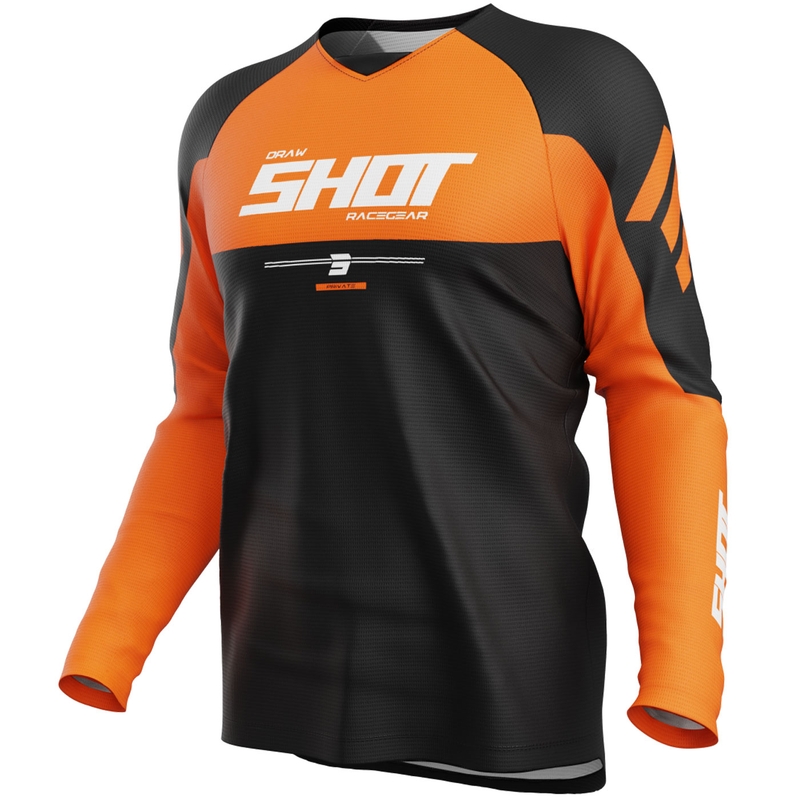 Motocross Trikot Shot Draw Private orange