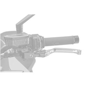Kupplungshebel ohne Adapter PUIG 4.0 4210NR foldable schwarz/rot
