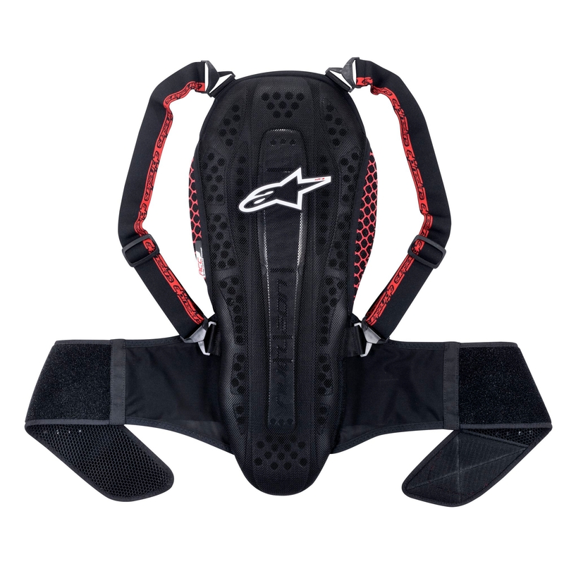 Alpinestars Nucleon KR-2 schwarz und rot Wirbelsäulenprotektor
