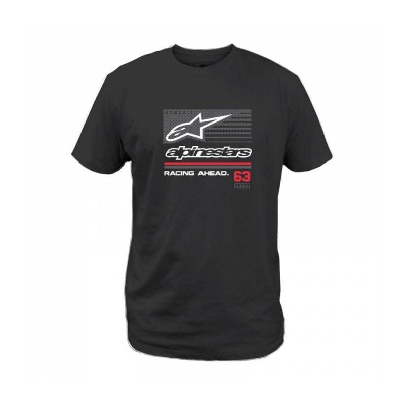 T-shirt Alpinestars Back Straight schwarz