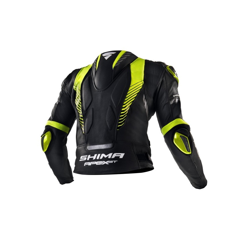 Motorradjacke Shima Apex schwarz-fluorgelb