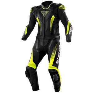 Shima Apex Schwarz-Fluo Gelb Motorradoverall