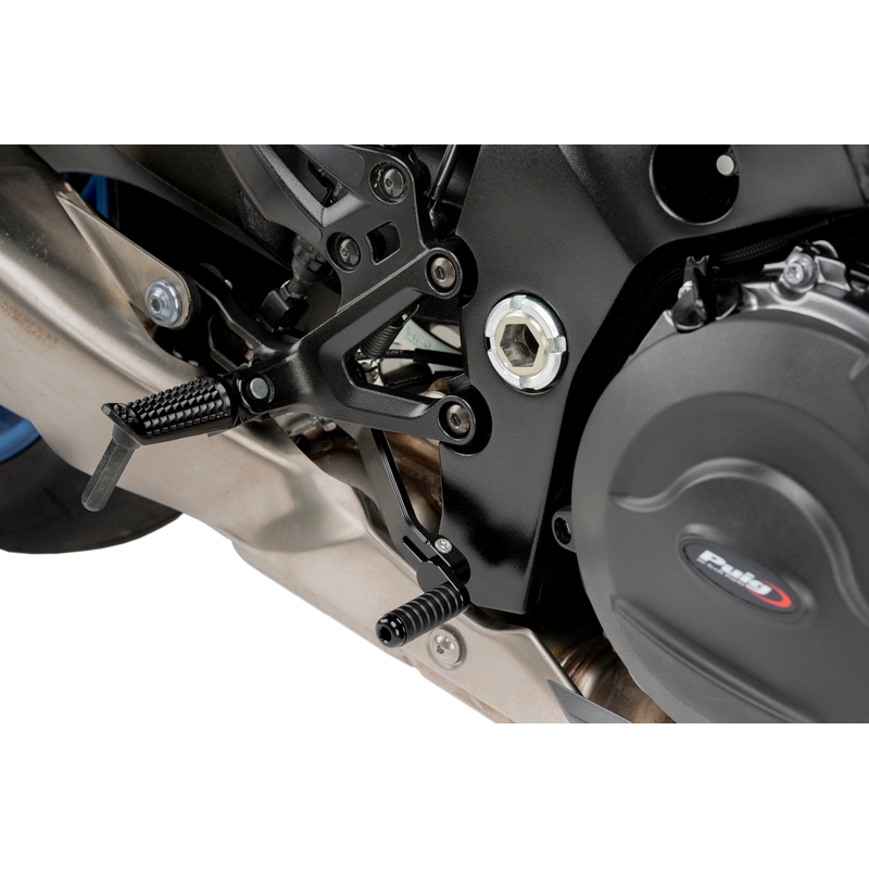 Brake foot pedal PUIG schwarz adjustable