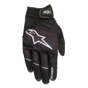 Alpinestars Atom Motorradhandschuhe schwarz und weiß