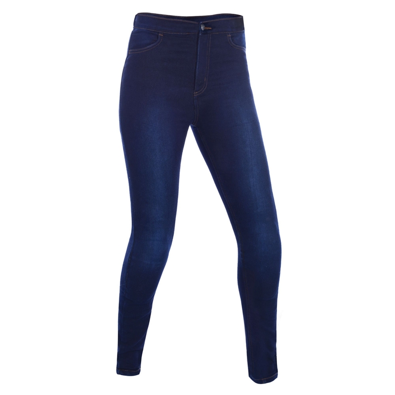 Damen Oxford Jeggings blau Ausverkauf