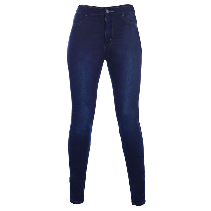 Damen Oxford Jeggings blau Ausverkauf