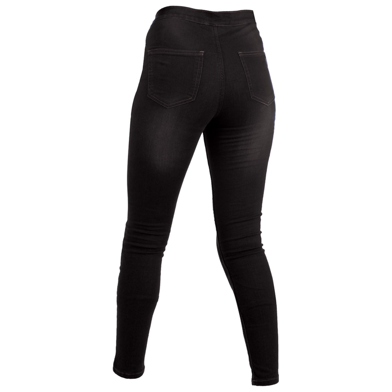 Damen Oxford Jeggings schwarz