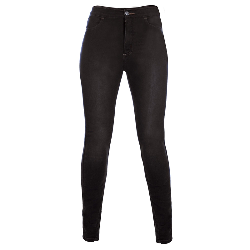 Damen Oxford Jeggings schwarz