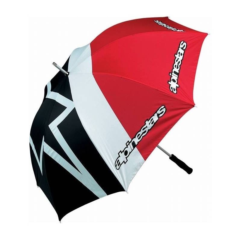 Regenschirm Alpinestars rot-schwarz-weiß