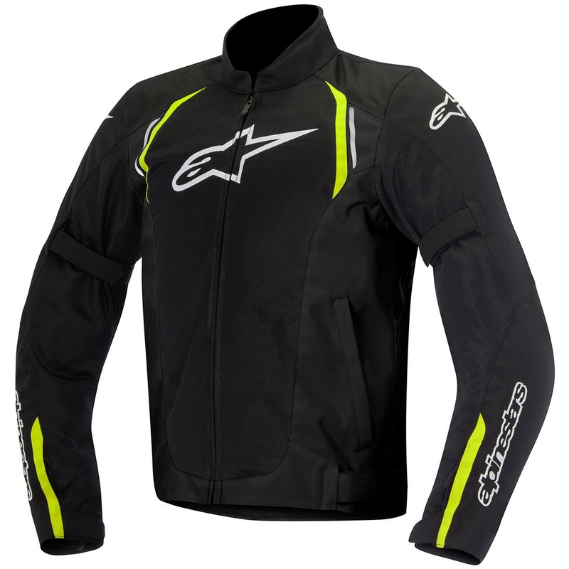 Alpinestars AST Air schwarz-fluorgelbe Motorradjacke