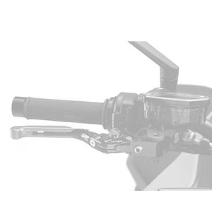 Kupplungshebel ohne Adapter PUIG 4.0 424NNR extendable folding schwarz/rot