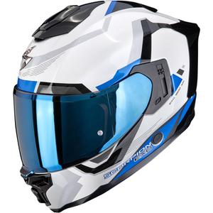 Scorpion EXO-1500 Air Arena Integralhelm Motorrad weiß-blau
