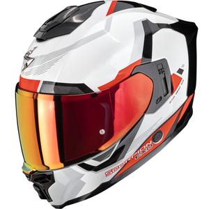 Scorpion EXO-1500 Air Arena Motorrad Integralhelm weiß-rot