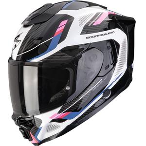 Scorpion EXO-1500 Air Sleek Motorrad Integralhelm weiß-schwarz-pink