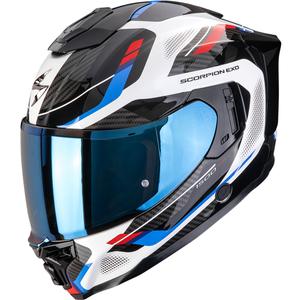 Scorpion EXO-1500 Air Sleek Motorrad Integralhelm weiß-rot-blau
