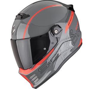 Scorpion Covert FX Danko Integralhelm Motorrad grau-rot