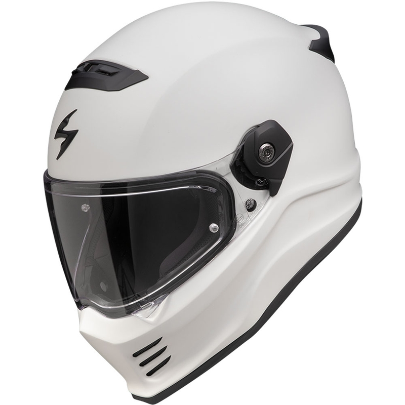 Scorpion Covert FX Solid Integralhelm Motorrad matt hellgrau