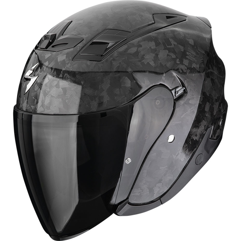 Scorpion EXO-Z1 Carbon Onyx Solid Open Face Motorradhelm Schwarz