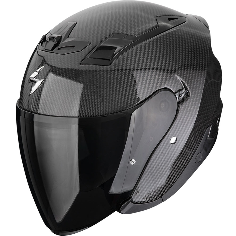 Scorpion EXO-Z1 Carbon Solid Open Face Motorradhelm Schwarz