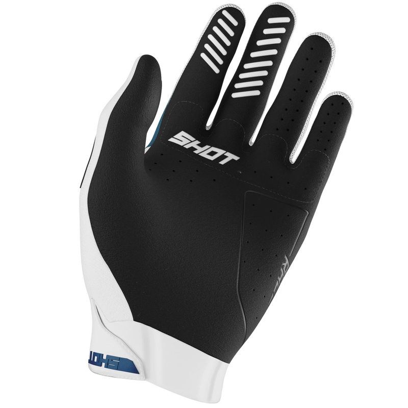 Shot Race Evo Motocross-Handschuhe Petrolblau