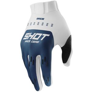 Shot Race Evo Motocross-Handschuhe Petrolblau