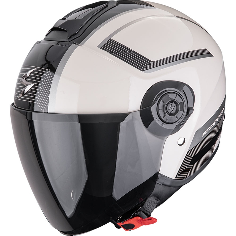 Scorpion EXO-CITY II Cosmos Motorrad-Jethelm creme-schwarz
