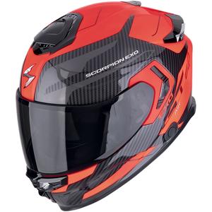 Scorpion EXO-GT SP AIR FLEX Integralhelm Motorrad schwarz-fluo rot
