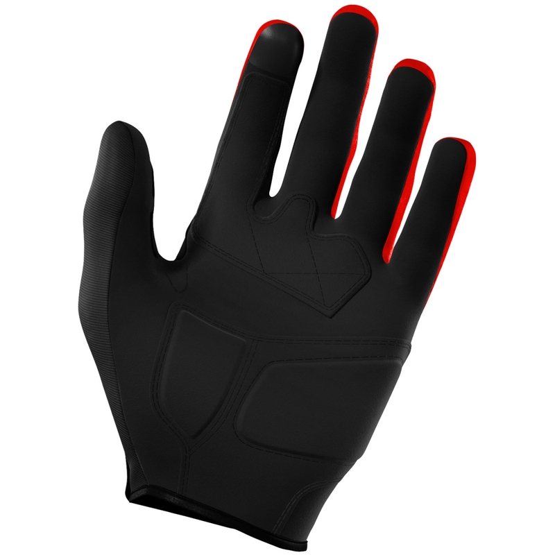 Shot Drift Onyx rote Motocross-Handschuhe