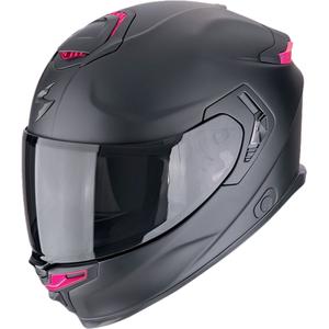 Integrierter Motorradhelm Scorpion EXO-GT SP Air SOLID mattschwarz-rosa