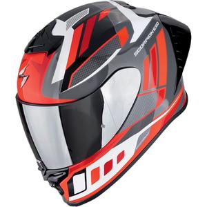 Integrierter Motorradhelm Scorpion EXO-R1 EVO II AIR VITAL grau-weiß-rot