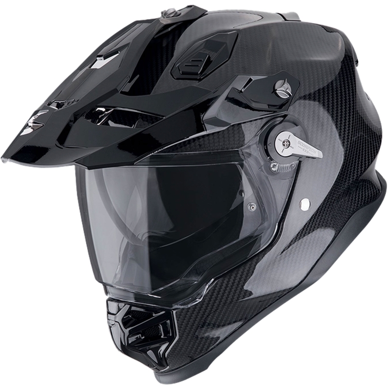 Enduro-Helm Scorpion ADF-9000 CARBON AIR SOLID schwarz