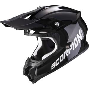 Motocross Helm Scorpion VX-16 EVO AIR Solid schwarz