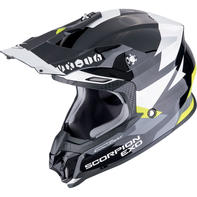 Scorpion VX-16 EVO AIR ROD Motocross-Helm schwarz-fluo gelb