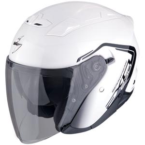 Offener Motorradhelm SCORPION EXO-230 CIT-E weiß-schwarz