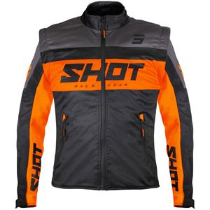 Softshelljacke Shot Softshell Lite schwarz-orange