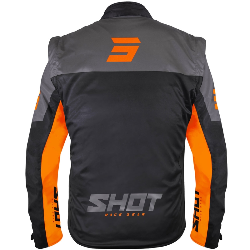 Softshelljacke Shot Softshell Lite schwarz-orange