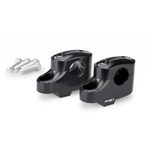Risers PUIG PULLBACK 21811N schwarz height 20mm, d 25mm, back 16mm