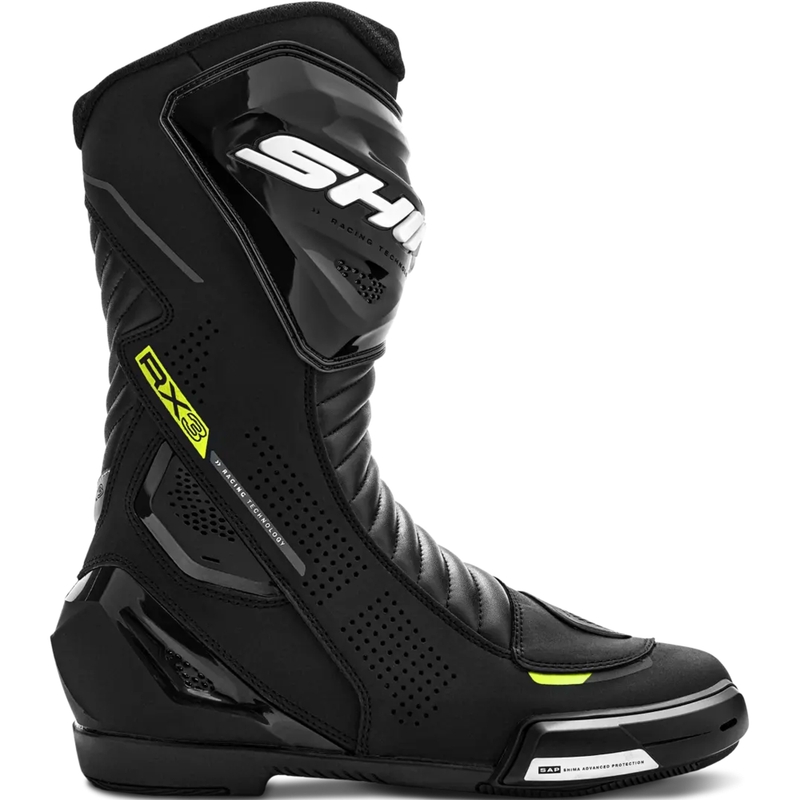 Shima RX-3 Motorradstiefel schwarz-fluo gelb