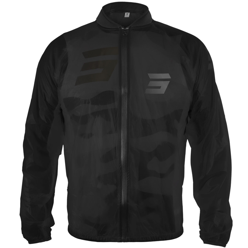 Shot Windbreaker Regenjacke schwarz