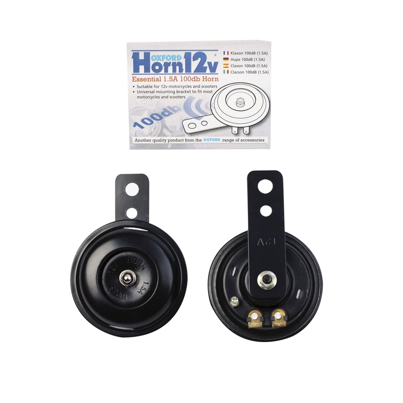 Oxford 12V schwarzes Horn