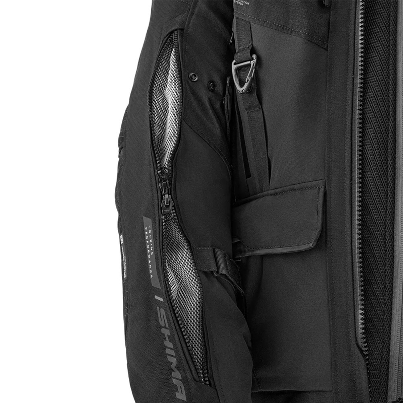 Shima Tracker Motorradjacke schwarz