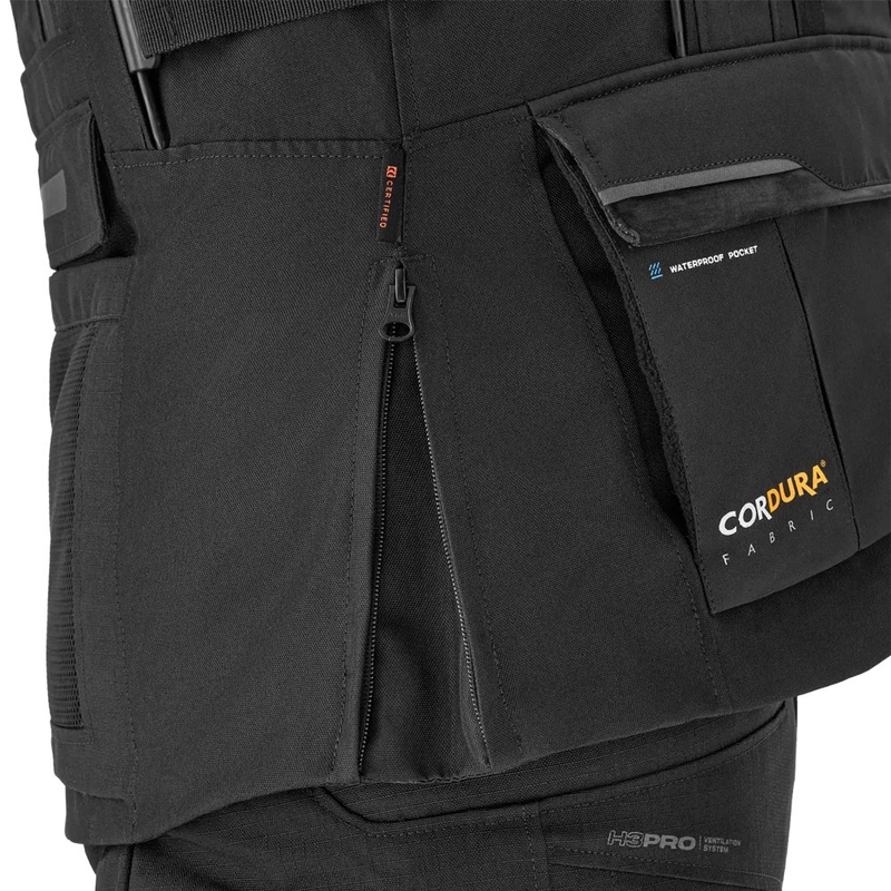 Shima Tracker Motorradjacke schwarz