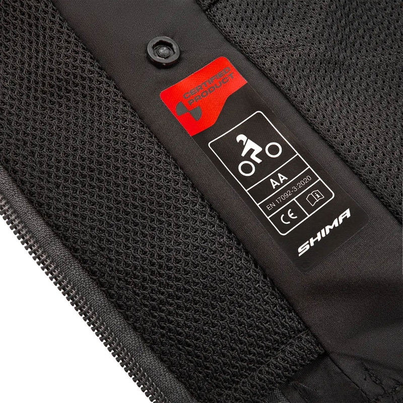 Shima Tracker Motorradjacke schwarz