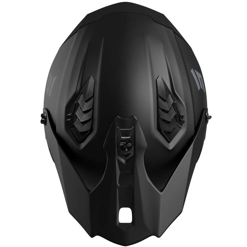 Shot Drop Solid Open Face Motorradhelm Mattschwarz