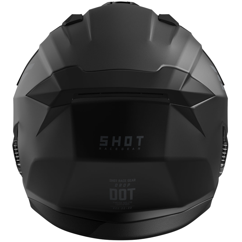 Shot Drop Solid Open Face Motorradhelm Mattschwarz