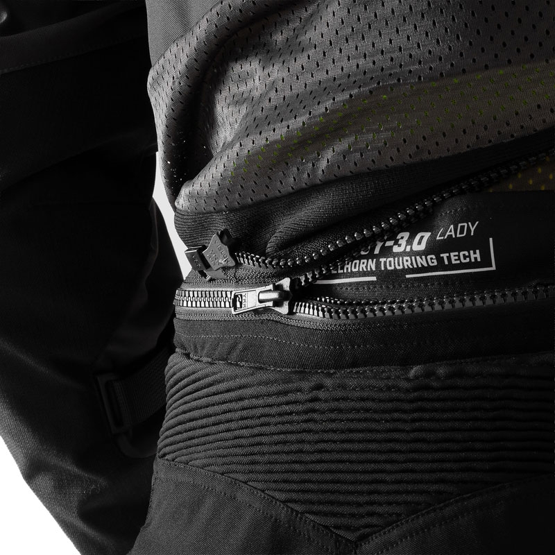 Damen Motorradhose Rebelhorn Hardy 3.0 schwarz